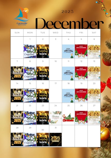 December Promotions Calendar